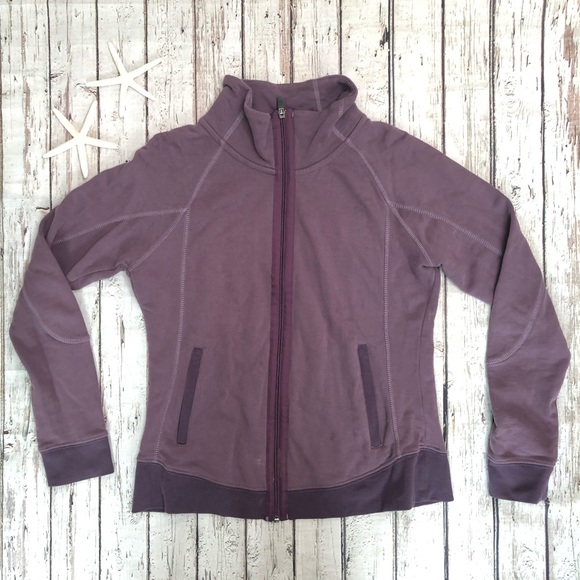 Horny Toad Tops - Horny Toad Purple Full Zip Sweatshirt